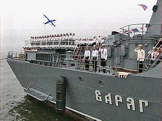 Отряд кораблей Тихоокеанского флота России примет участие в международном параде в честь 60-летия образования военно-морских сил Республики Корея, который пройдет в порту Пусан