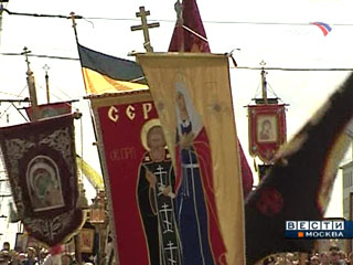 На последнем этапе от Казанской церкви в Коломенском до храма Христа Спасителя прошли более 4 тысяч человек